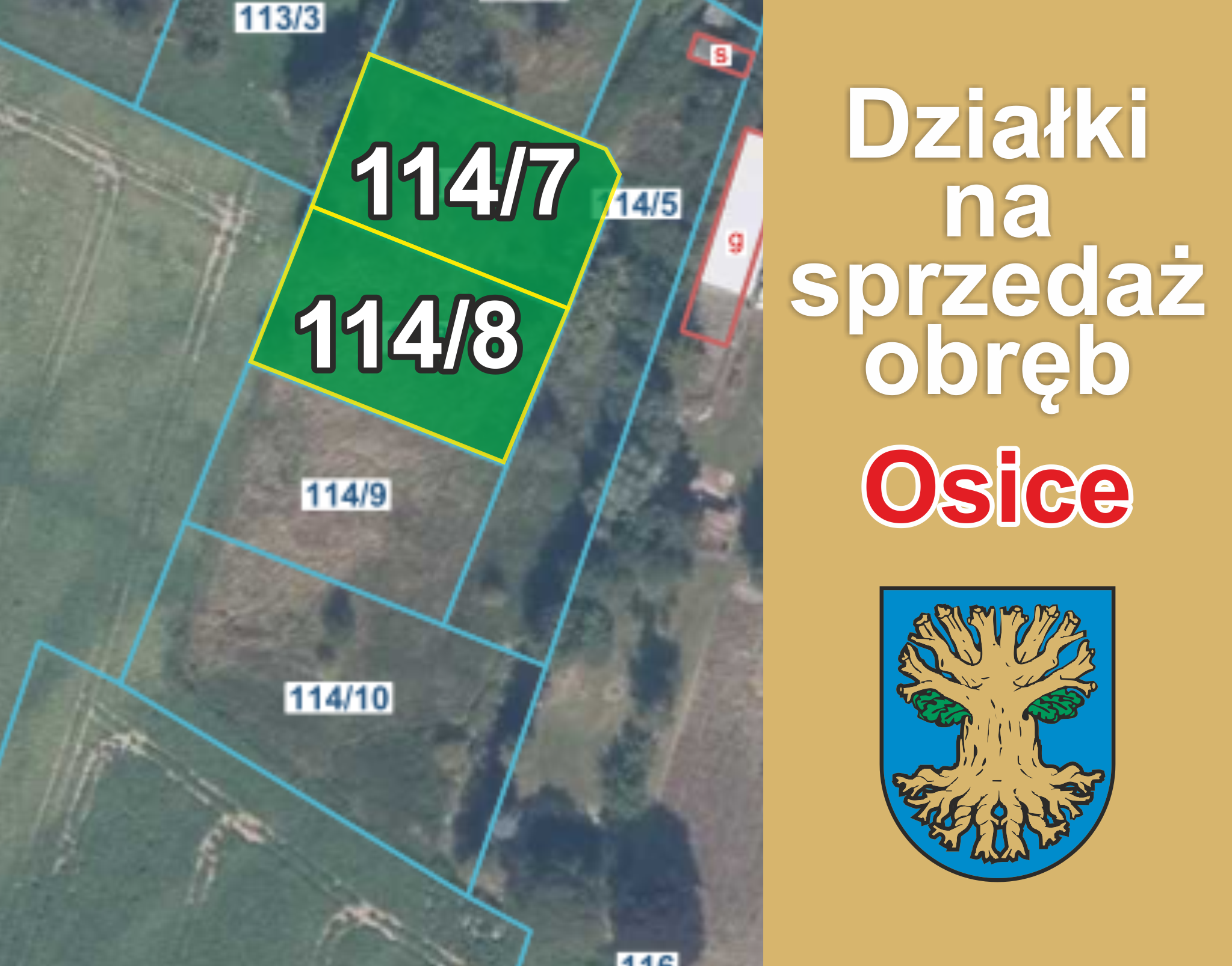 Działki Osice