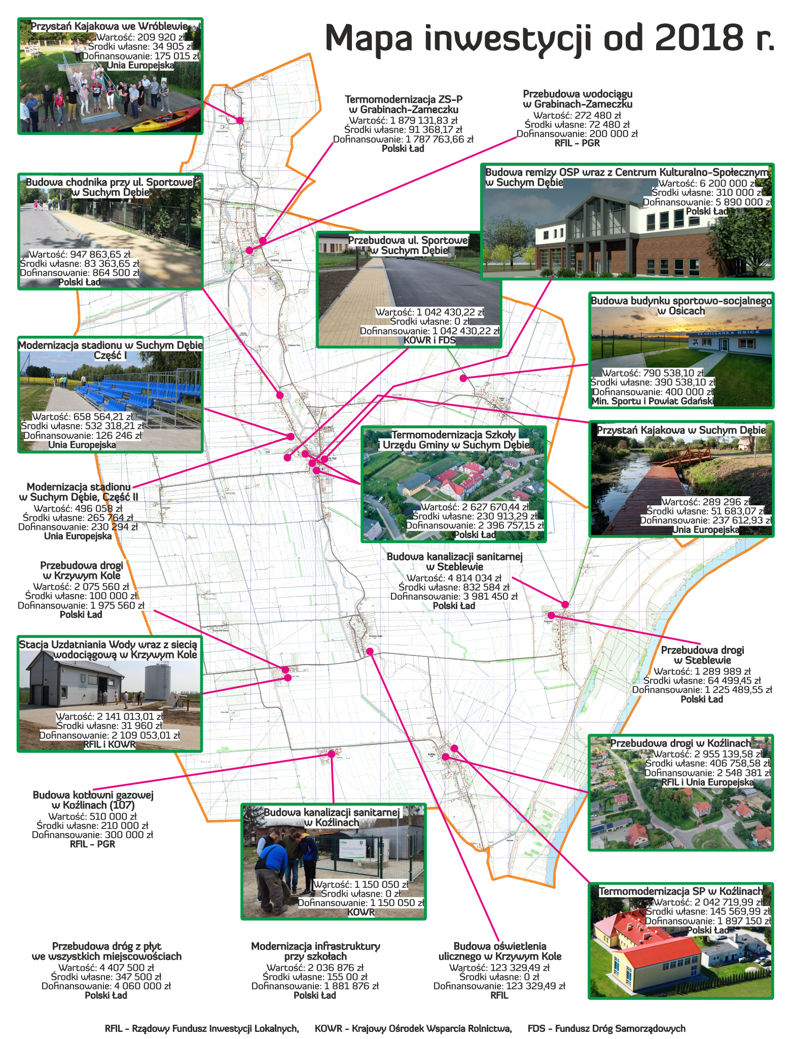 Mapa inwestycji