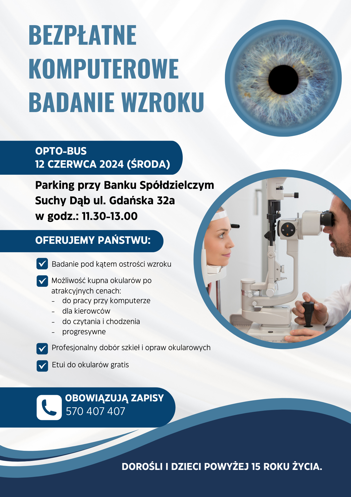 Bezpłatne komputerowe badanie wzroku