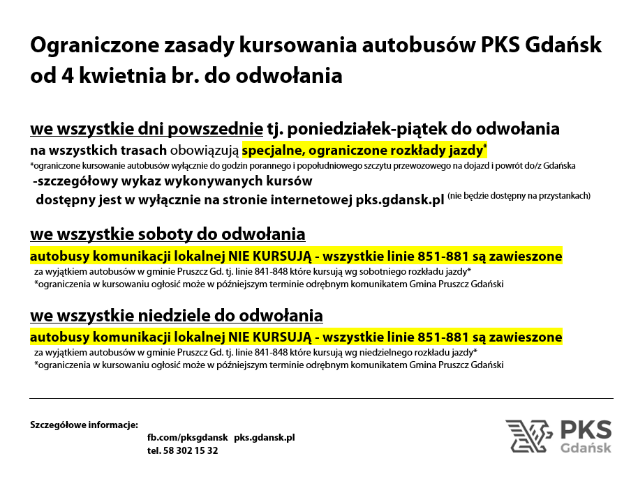 PKS Gdansk-ograniczone kursy